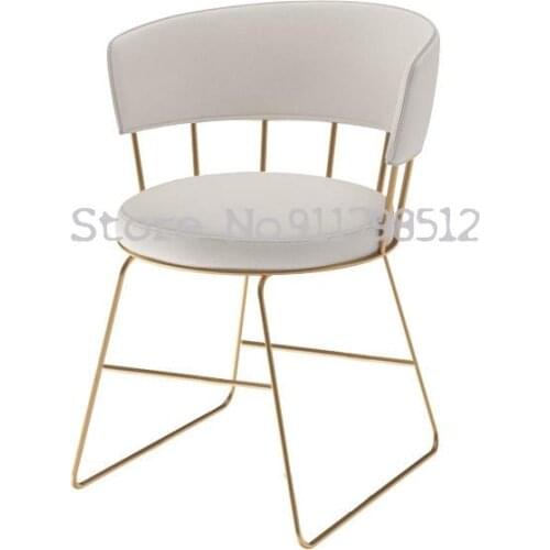 Makeup chair modern minimalist dressing chair net red ins light luxury nordic bedroom desk chair backrest nail chair home