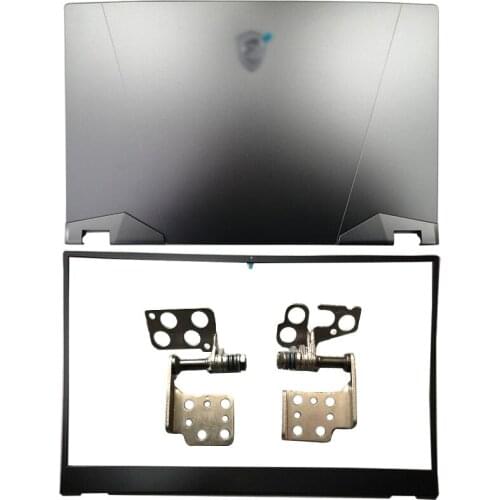 NEW Laptop Case LCD Back Cover/Front Bezel/Hinges For MSI GT76 Titan DT 9SG 9SF MS-17H1 Notebook Computer Case Silver