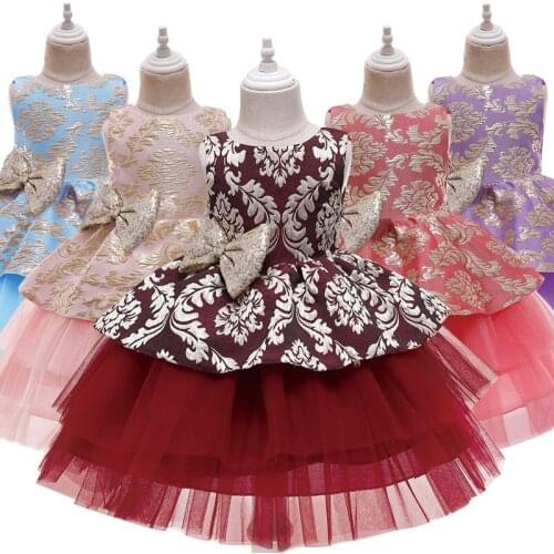 Dresses for girls big bow halter cake dress baby girl princess dress cute full moon dress prom dress party dress baby girl dress