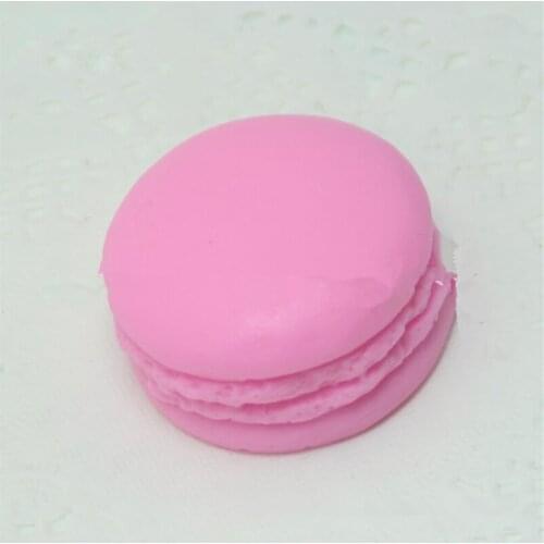 DIY Handmade 3D Macaron Shaped Silicone Mold Soap Candle Mold Round Cake Decoration