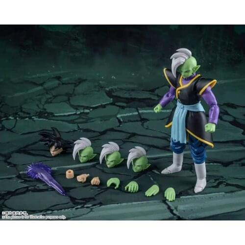 In Stock Demoniacal Fit SHF God of Creation Zamasu True Believer Goku PVC Action Figure Figurals Brinquedos Toy Model