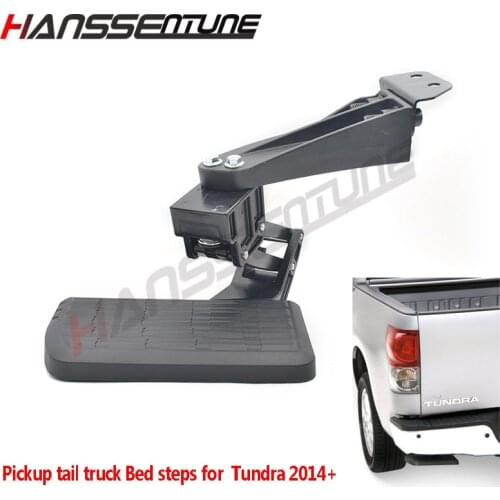 4x4 Pickup Car Accessories Rear Truck Bed Step Retractable Bumper Step For Tundra 2014