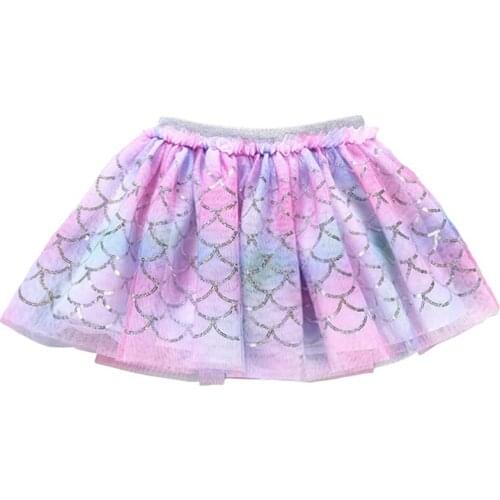 Girls Tutu Skirts Children Ballet Sequined Pettiskirt Kids Skirt Summer Girls Birthday Party Skirt Tulle Costumes BC256