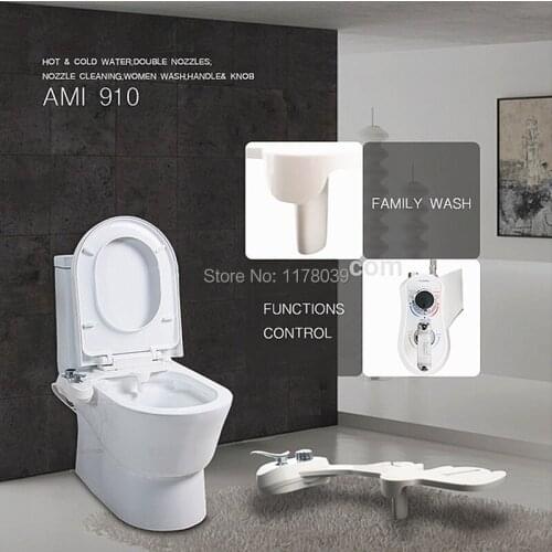 Feminine Hygien and Clean Butt bidet,warm water toilet seat bidet,Retractable Nozzle Bidet Spray With Self Cleaning,J17277