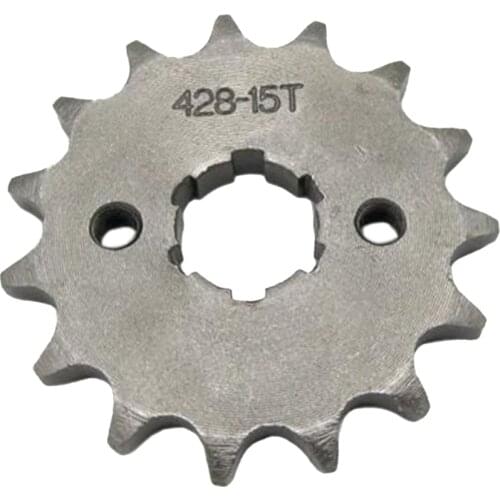 15T Teeth 20mm Shaft 428 Drive Chain Front Sprocket Cog Iron for Pit Trail Dirt Bike ATV Quad Buggy Dropshipping