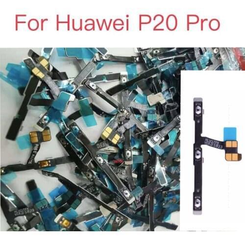 1pcs For Huawei P20 Pro Huawei P20Pro Power Volume Button Flex Cable Side Key Switch ON OFF Control Button Repair Part