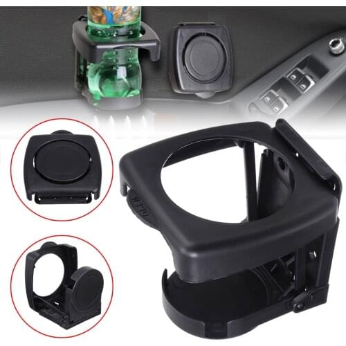 1pcs Universal Black Folding Car Cup Holder Drink Holder Stand Suit 9.6 Cm X 7.3 Cm X 6.5 Cm Car Coasters
