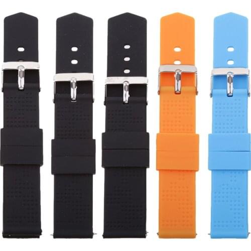125mm Wrist Band Strap Bracelet Premium Vintage Silicone for Smart Watch