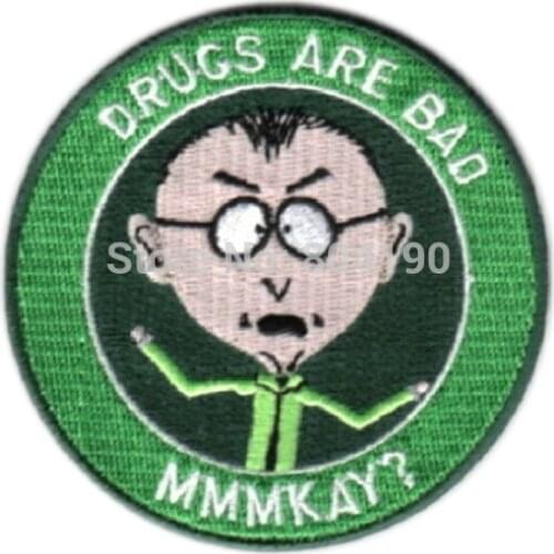 3" Mr. Mackey MMMKAY TV Movie Series Logo Movie Iron On Sew On Uniform Shoulder Patch