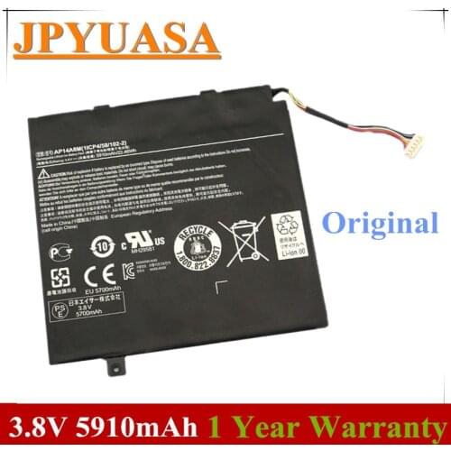 7XINbox 3.8V 22Wh 5910mAh Original AP14A8M Laptop Battery For Acer Aspire Switch 10 SW5-011 SW5-012 10-inch Tablet
