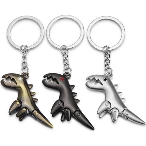 Dinosaur keychain key ring for women creative high quality 3D animal key chain key holder cute portachiavi llaveros bag charm