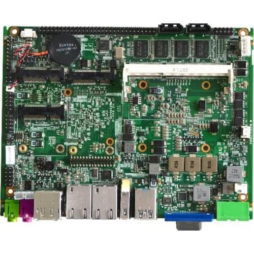 Cheap price Fire wall Mini FANLESS industrial motherboard with I5 CPU 2430M & RAM (PCM3-QM77)