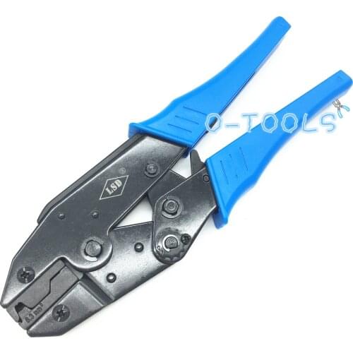 Hand crimping pliers ratchet style crimping tool for flag terminals 6.3mm2 connectors crimper LS-06FL