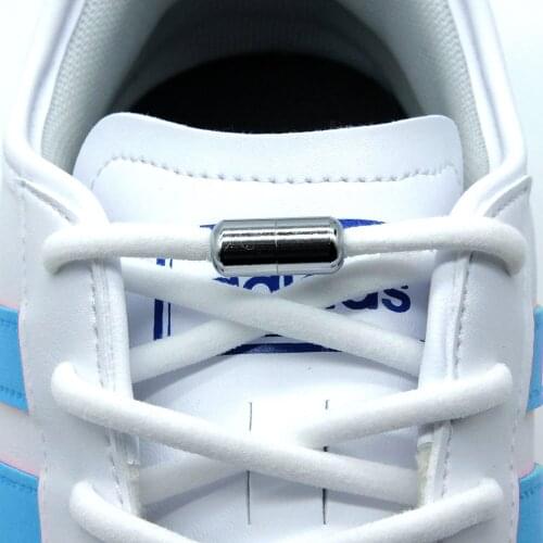 1 Pair New Elastic Shoe Sneakers Shoelace Quick Lazy Laces 16 Color Shoe Rope Laces Round No Tie Shoelaces for Kids and Adult