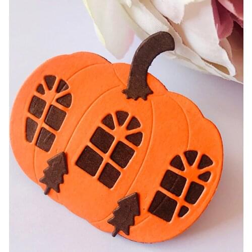 Halloween Craft metal cutting dies cut die mold pumpkin tree house Scrapbook paper craft knife mould blade punch stencils dies