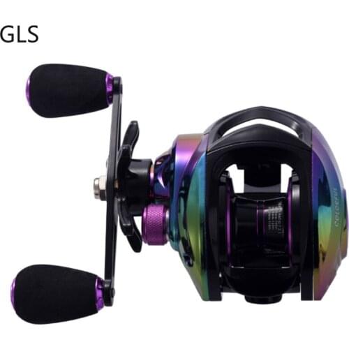 2021 NEW 7.2:1 Gear Ratio Baitcasting Reel Magnetic Brake System 8-10kg Max Drag Left Right Hand Fishing Reel 213g