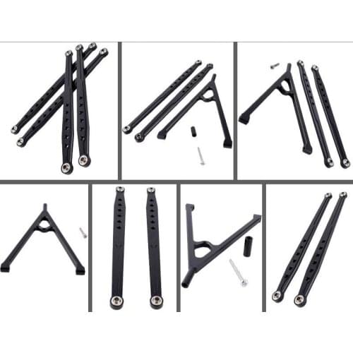 Axial 90028 scx10 Rock Crawler Upgrade Parts Linkage Pushrod/Front Rear Suspension Bracket/Drive Shaft for 1/10 RC Cars