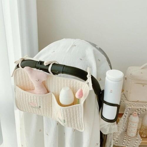 Baby Crib Hanging Bag Cot Bed Toys Diaper Storage Organizer Nappy Holder Pocket for Infant Bedding