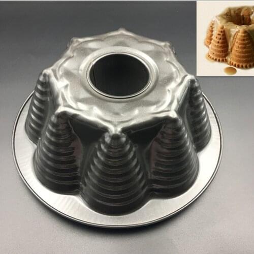 Castle Shaped hollow cake mold Carbon steel Qi wind hollow non-stick cake mold DIY baking pan kitchen tools