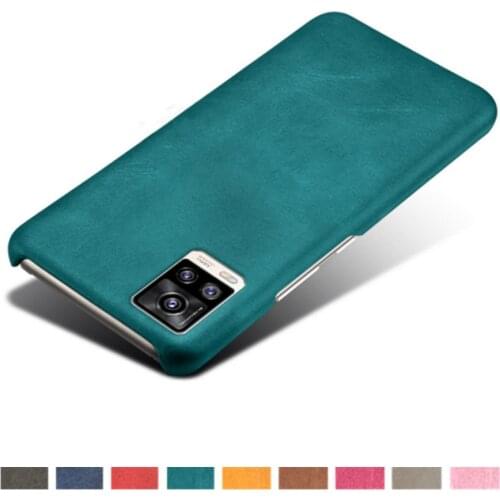 Luxury PU Leather Case On The For Vivo V20 Capa Slim Hard PC Phone Cover For VI VO V 20 4G 6.44" 2020 Coque Funda