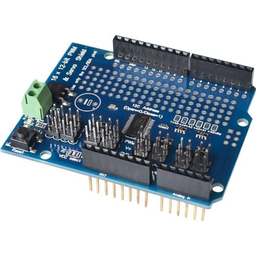 Servo shield 16 Channel 12-bit PWM/Servo Driver-I2C interface PCA9685 or Raspberry shield module