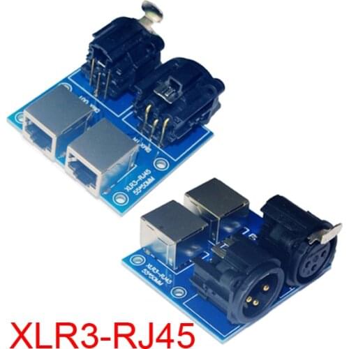 Signal connection terminal 3P XLR to RJ45