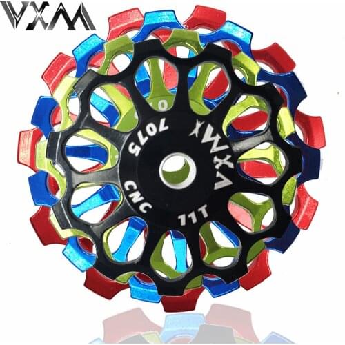 VXM Bicycle Ceramic Bearing Jockey Wheel Pulley Road/MTB Bike Rear Derailleur Ceramic Pulley support 7/8/9/10 Speed Bicycle Part