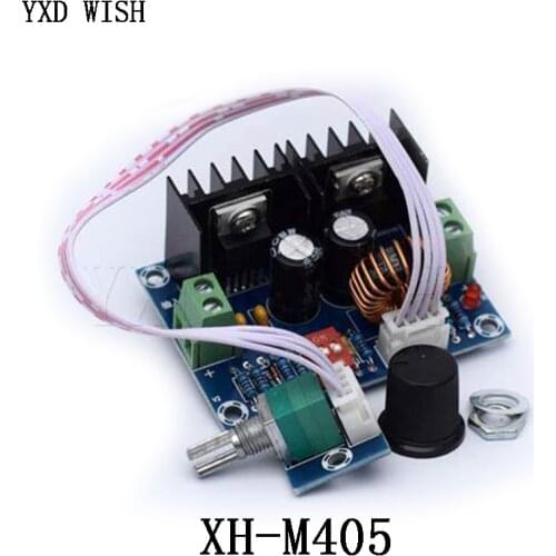 XH-M405 DC-DC Voltage Regulator Module 200W XL4016 Step-down Buck Board High Power 8A With External Potentiometer DC4-40V