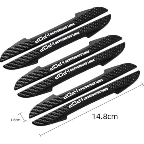 Cteative 6 Pcs/pack Auto Anti-collision Car Door Bumper Strip Scratch Protector Autos Door Crash Blade Protector Accessories