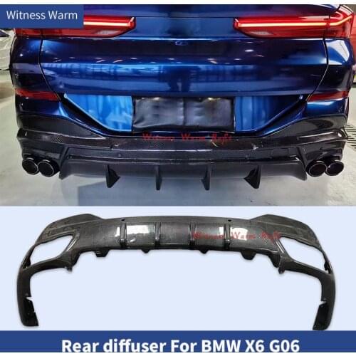 For BMW X6 G06 Diffuser Rear Lip Bumper Protector Spoiler 2019-2021 body kit