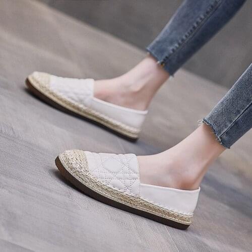Womens shoes flat shoes fisherman shoes womens new spring style single shoes soft sole flat shoes loafers