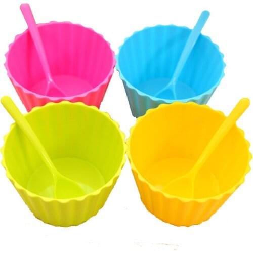 1PC Food-Grade Plastic Salad Bowl Fruits And Vegetables Plastic Mixing Bowl with Spoon OK 0309
