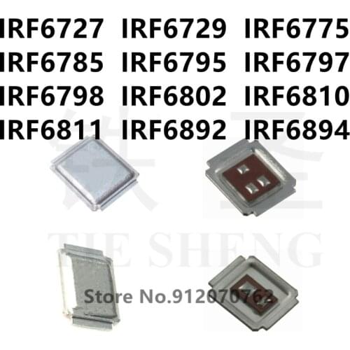 10PCS/LOT IRF6727 IRF6729 IRF6775 IRF6785 IRF6795 IRF6797 IRF6798 IRF6802 IRF6810 IRF6811 IRF6892 IRF6894 MOSFET