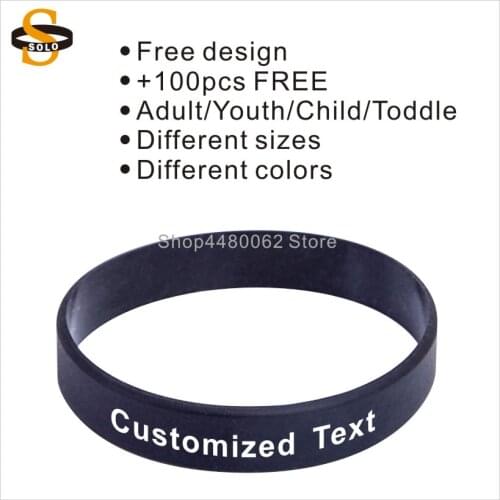 1000pcs/lot 12mm Casual Jewelry Gift Silicone Bracelet 1/2 inch Rubber Hand Band for Games
