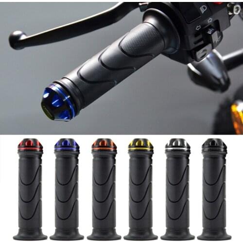 7/8" 22mm Motorcycle Modification Parts Accessories Non-Slip Comfortable Grip Rubber Handlebar Cover For Yamaha Honda Kawasaki