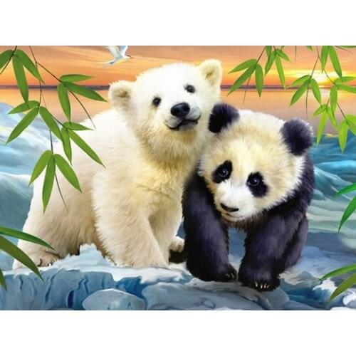 Diamond Painting Panda Animal Circular Diamond Embroidery Embroidery DIY 5D Full Square/Round Diamond Home Decoration
