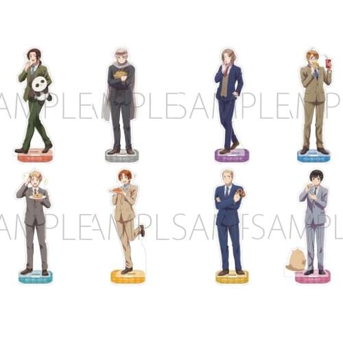 Anime Axis Powers Hetalia APH Dolls Series Acrylic Figure Stand Display Model Plate Table Toy Feliciano Vargas Ludwig Wan Yao