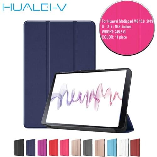 For Huawei Mediapad M6 10.8 2019 case with Alexa display tablet Leather For Huawei MediaPad M6 Pro 10.8 VRD-AL09 tablet Cover
