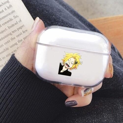My Hero Academia Denki Kaminari BNHA Cover For AirPods Pro 3 Air Pods Case Earphone Accessories TPU Protector Airpods3 Case
