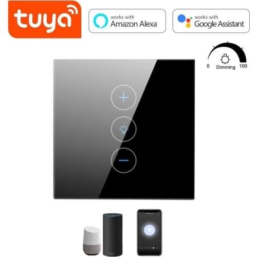 Dimmer Tuya Smart home Dimmable Touch Sensor switch interruptor inteligente Touch Dimming Smart switch For LED Lamp 220V 110V