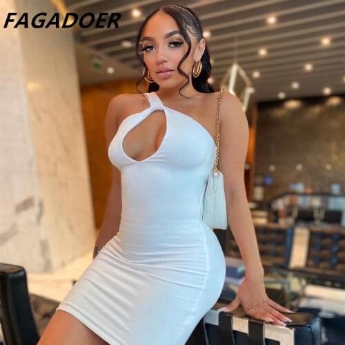 FAGADOER Off-the-shoulder Summer Dresses