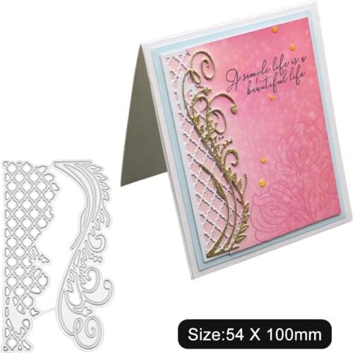Lace Hollow Border Metal Cutting Dies Stencil Frame Making Scrapbook Greeting Card edge Embossing Template Crafts New Arrivage