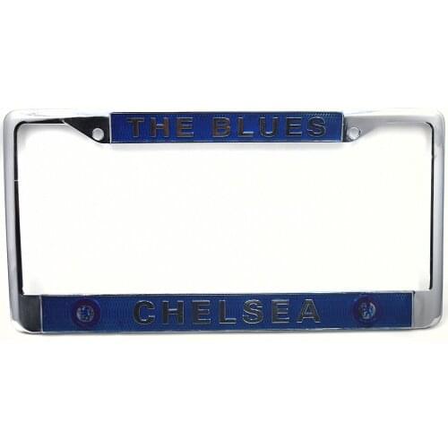 2017 hot zinc alloy car license plate frame for American plate club logo for Chelsea Automobile general license plate frame