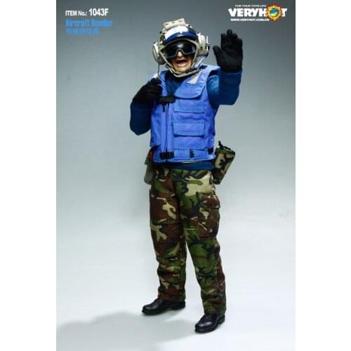 Very Hot US NAVY FLIGHT DECK CREW Aircraft Handler Set 1/6 IN STOCK(NO HEAD AND BODY)