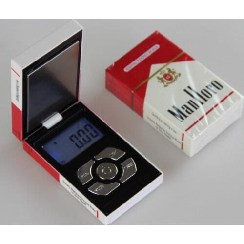 Cigarette Box Style Mini Digital Pocket Jewelry Scale For Gold Weighing scale 500g/0.1g