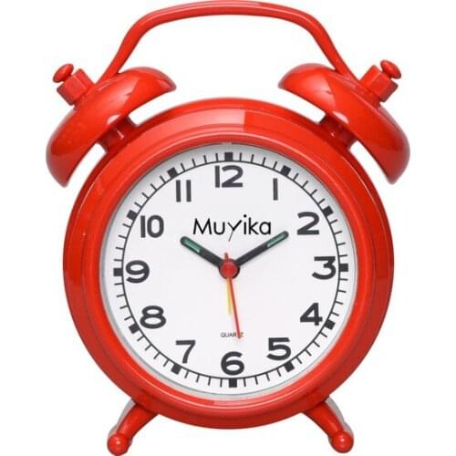 Muyika Carino Plastic Case Alarm desk Top clock desk clock relogio de mesa настольные часы reloj de escritorio