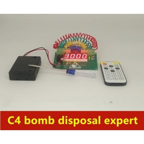 New escape room prop Code Disk Expert prop model of C4 timing timer disassembly Game Anti-Terrorist Exercise