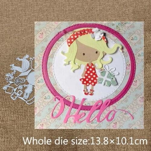 New Design Craft Metal Cutting Dies cut die cute lovely gift girl Scrapbooking Album DIY Paper Card Craft Embossing Die Cuts