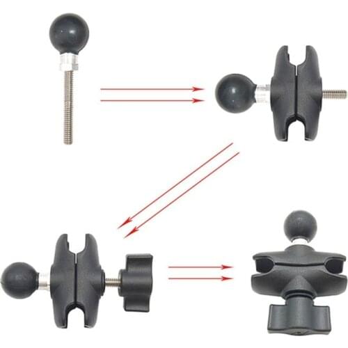 Motorcycle Expand Ball Head Base for RAM Mount Socket Arm Phone Camera Holder 24BB