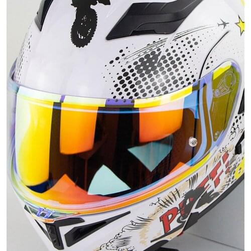 Professional Motorcycle Motor Safety Helmet Visor Lens with Anti-fog Pin Lock for K1 K3SV K5 Motorcycle Accessories Supplies